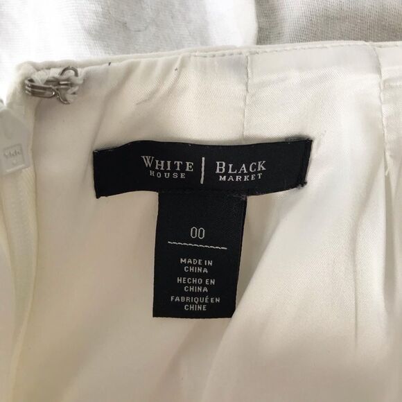 White House Black Market Tie-Belt pencil skirt 00 - Picture 11 of 14